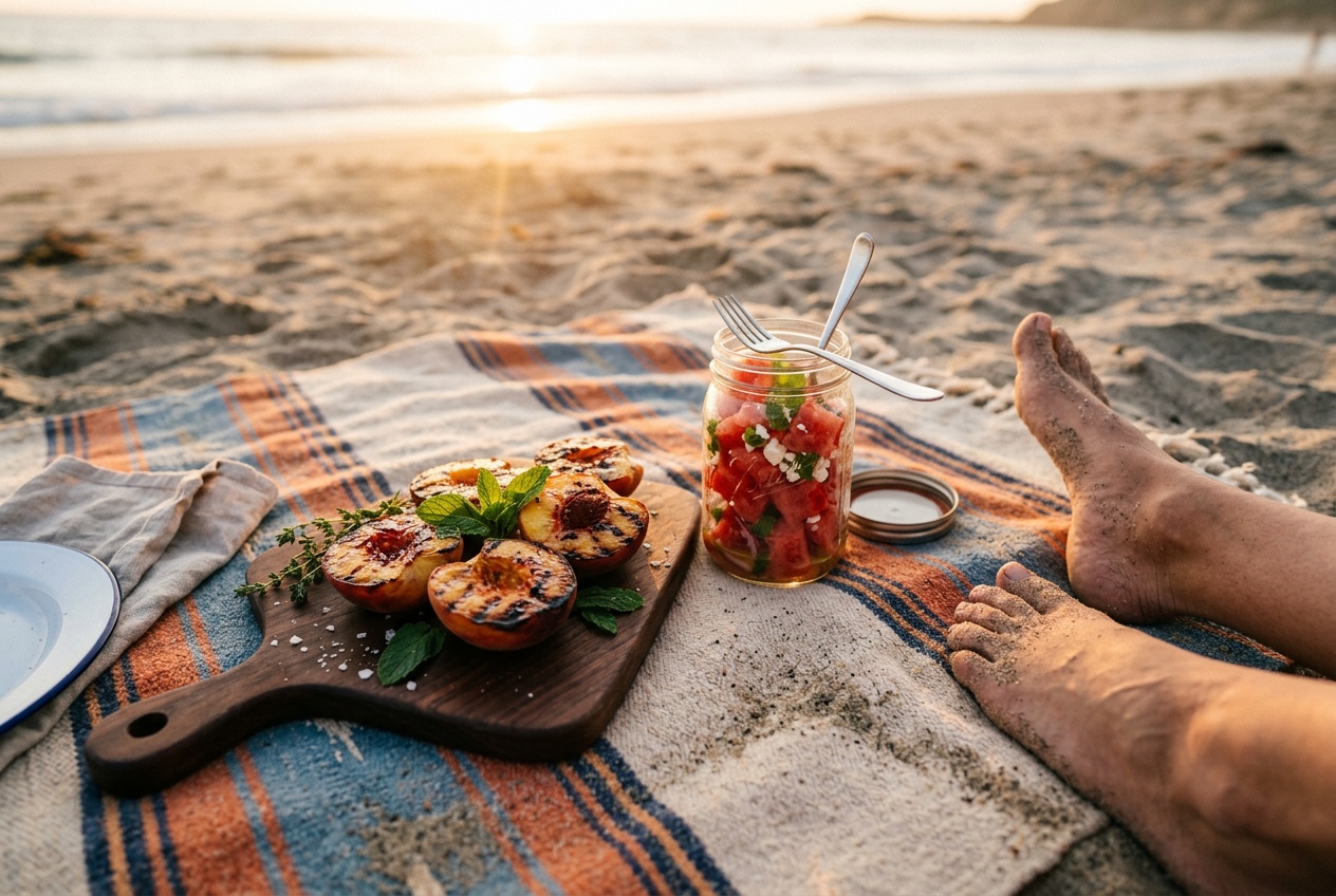 A Fourth of July Spread You Can Eat With Sandy Hands