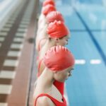 competitive swimming athletes pool 4