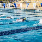 competitive swimming athletes pool 8